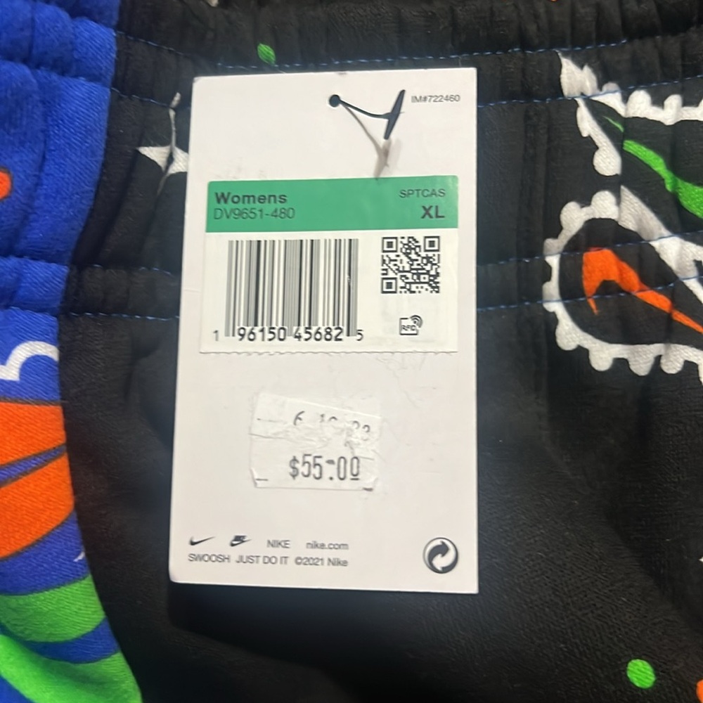 Nike Gel Trend Fleece Royal Blue Hoodie&Shorts - Picture 5 of 6